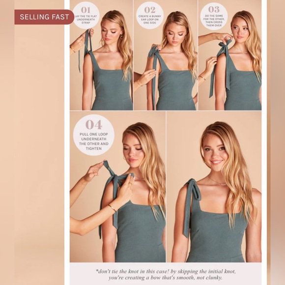 size S & M. birdy grey - olive green “alex convertible dress” - Picture 5 of 5